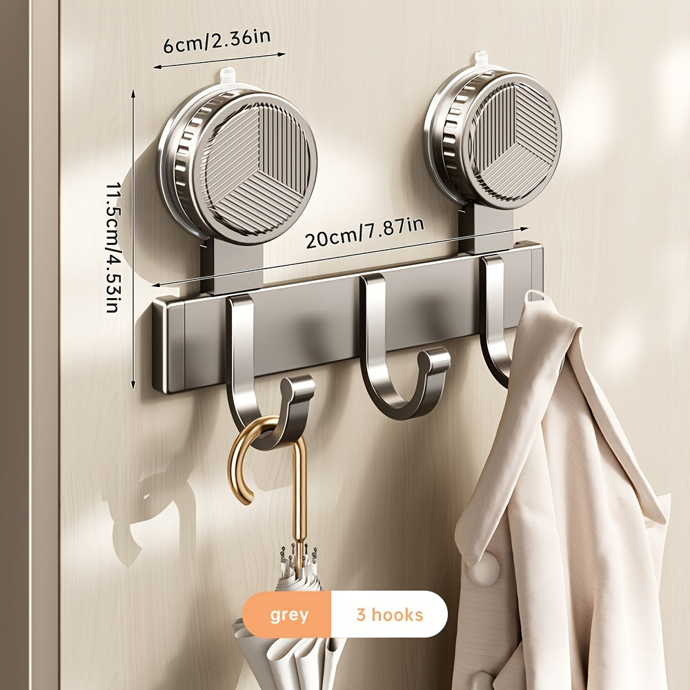 SureGrip | Zwaar uitgevoerde zuignaphaak – Deurorganizer voor handdoeken, jassen, sleutels