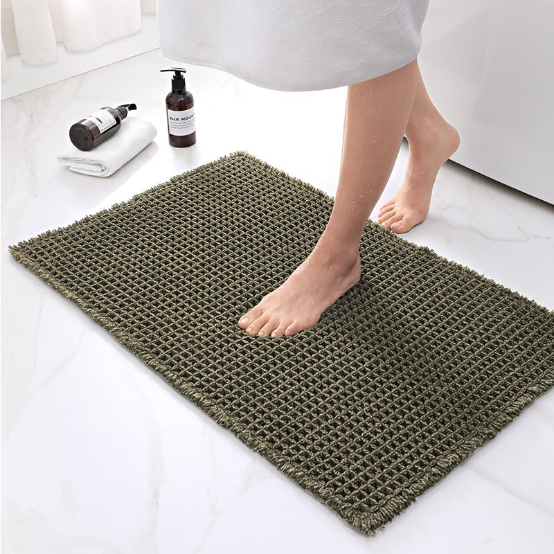WaffleWeave | Boho Wafel loper tapijt - anti-slip - Wafel Weave bad / keuken gang loper