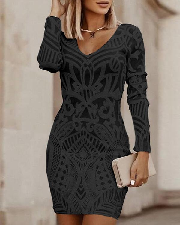 Lioraen | Dames Getailleerde Mini Jurk – V-Hals Bodycon Korte Jurk