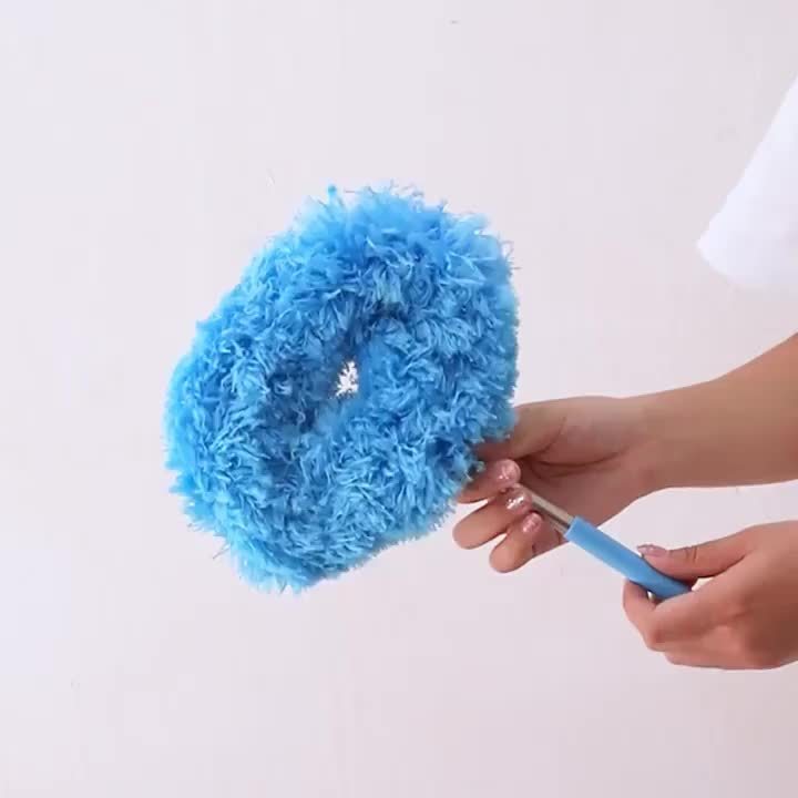 HighSweep | Intrekbare plafondventilator en stofdoek voor hoge plekken – Afneembare borstel en plumeau