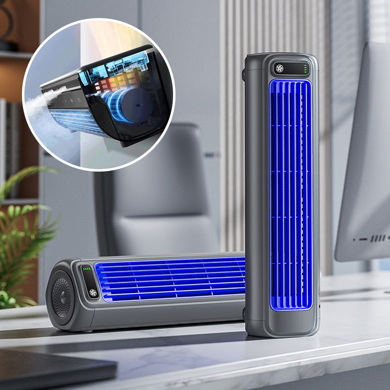 Coolivo | Draagbare draadloze airconditioner - Oplaadbare USB Mini AC ventilator