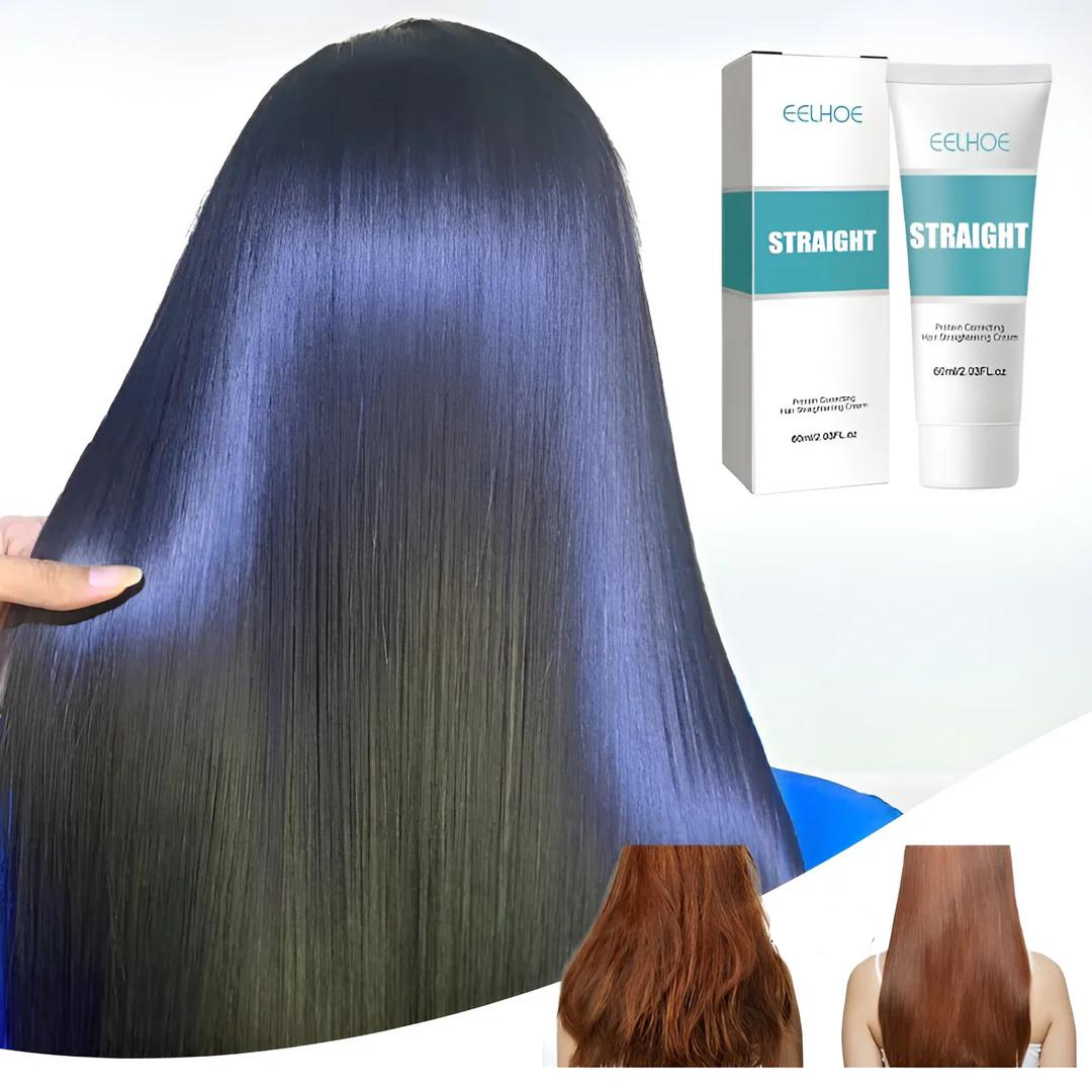 KeraSmooth | Instant Keratine Haarontkrullende Crème – Anti-Frizz, Glad, Glanzend & Frizz-Vrij Haarbehandeling