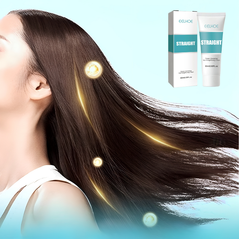 KeraSmooth | Instant Keratine Haarontkrullende Crème – Anti-Frizz, Glad, Glanzend & Frizz-Vrij Haarbehandeling