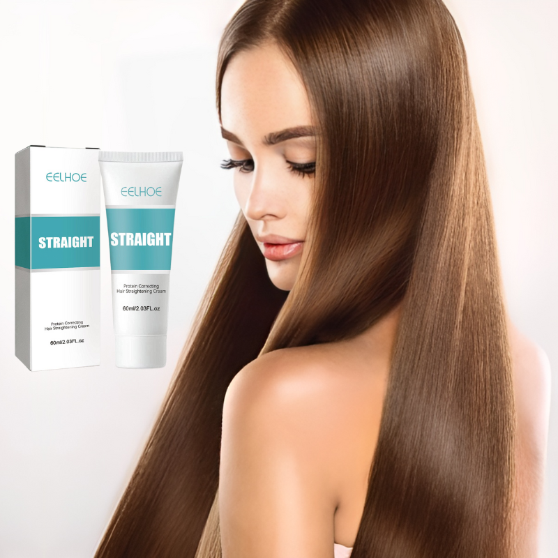 KeraSmooth | Instant Keratine Haarontkrullende Crème – Anti-Frizz, Glad, Glanzend & Frizz-Vrij Haarbehandeling