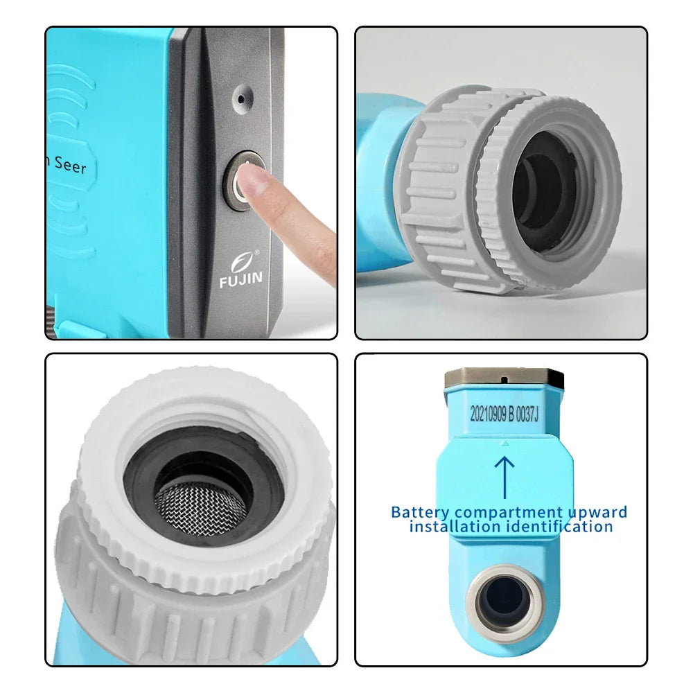 HydroPulse | Slimme Tuin Watertimer - WiFi & Bluetooth Besproeiingsbesturing, Automatisch Besproeiingssysteem