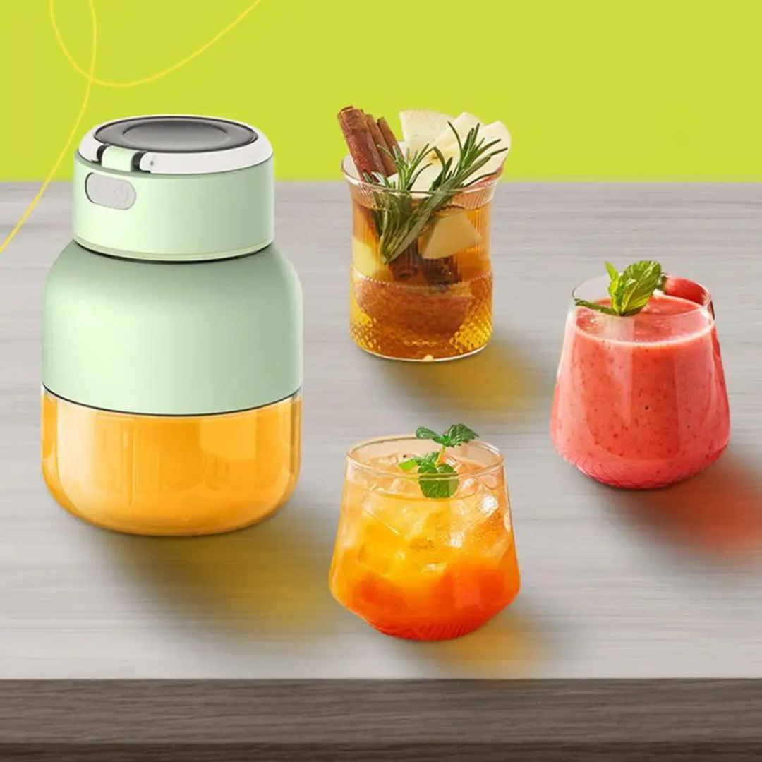 JuiceJet | 2-in-1 Draagbare Draadloze Oplaadbare Persoonlijke Sapcentrifuge & Blender voor Smoothies & Sapjes