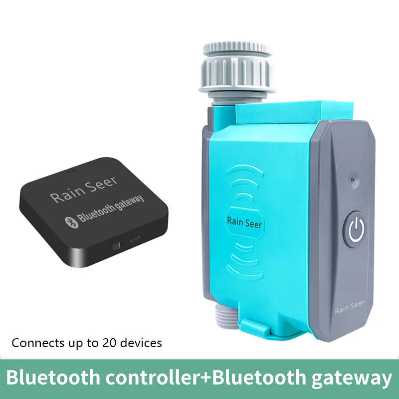 HydroPulse | Slimme Tuin Watertimer - WiFi & Bluetooth Besproeiingsbesturing, Automatisch Besproeiingssysteem