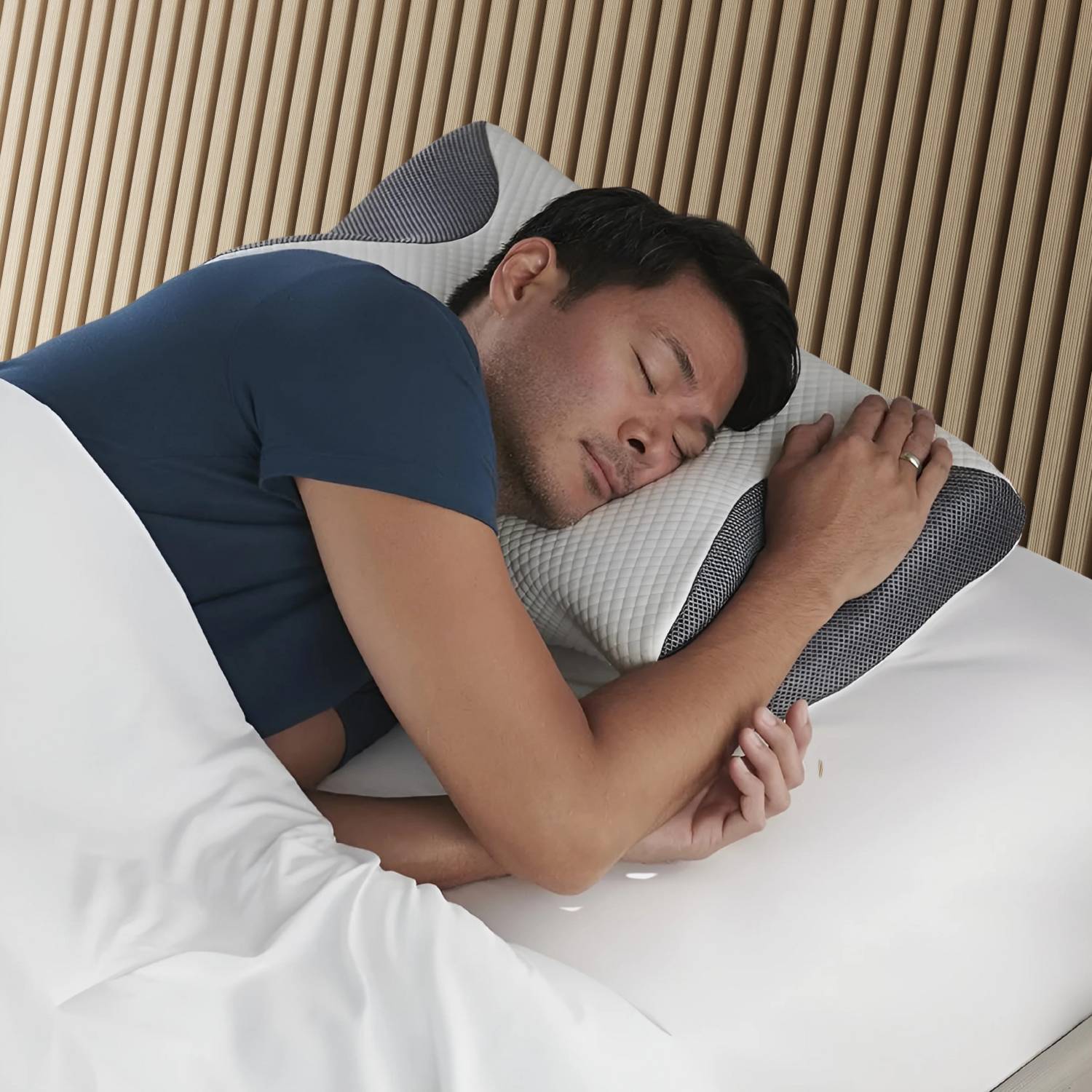 FoamRest | Traagschuimkussen – Op maat gemaakte nek- en schoudersteun met ademend comfort