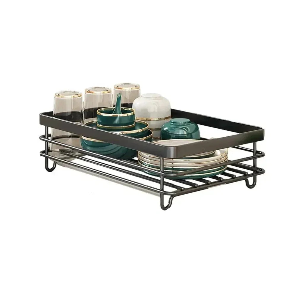 DishLift | Expandable Kitchen Dish Rack – Practical Space-Saving Plate & Utensil Drainer