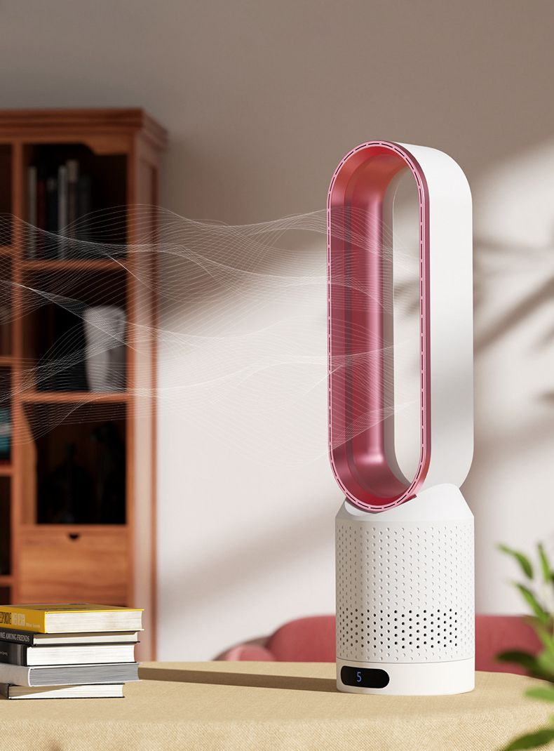 Oscoola | 3-in-1 luchtkoeler met luchtreiniger - oscillerende ventilator, draagbaar en stil