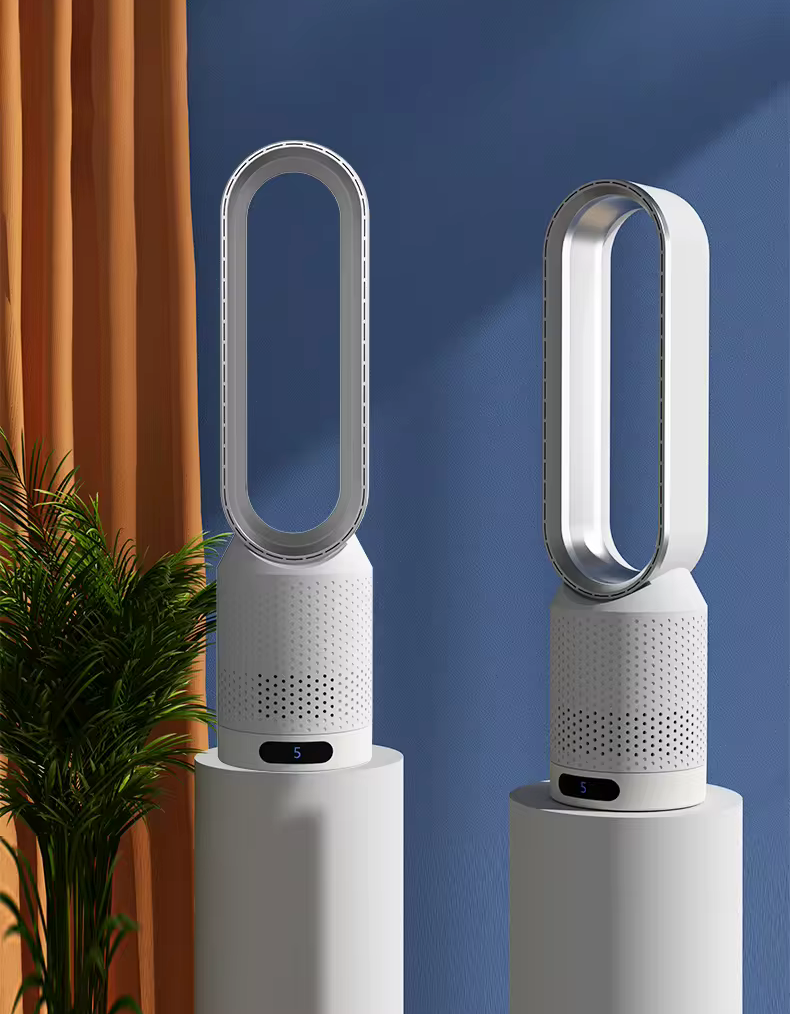 Oscoola | 3-in-1 luchtkoeler met luchtreiniger - oscillerende ventilator, draagbaar en stil