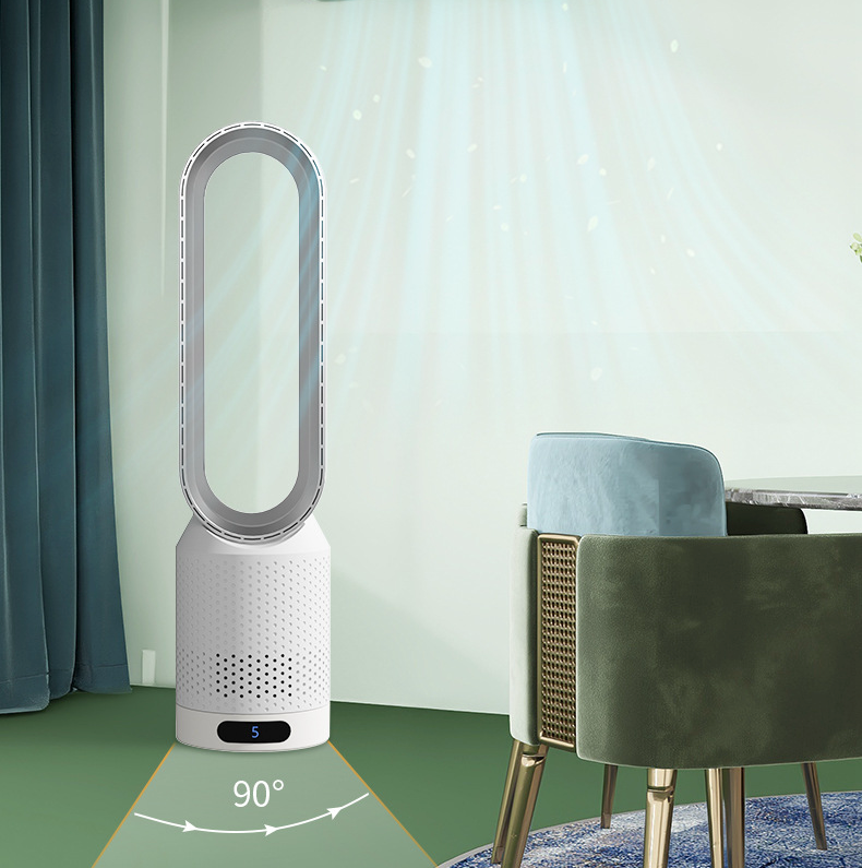 Oscoola | 3-in-1 luchtkoeler met luchtreiniger - oscillerende ventilator, draagbaar en stil