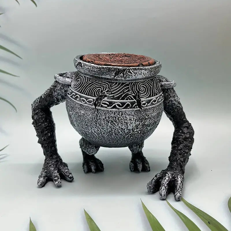 MightyCauldron | Karakter machtige krijger ijzeren vuist pot decor