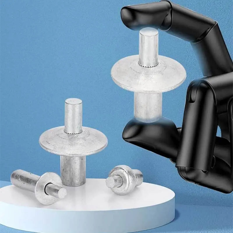 RivetPop | 100 stuks aluminium blindklinknagelpennen - Gereedschapsloze bevestigingsmiddelen voor snelle en sterke bevestiging
