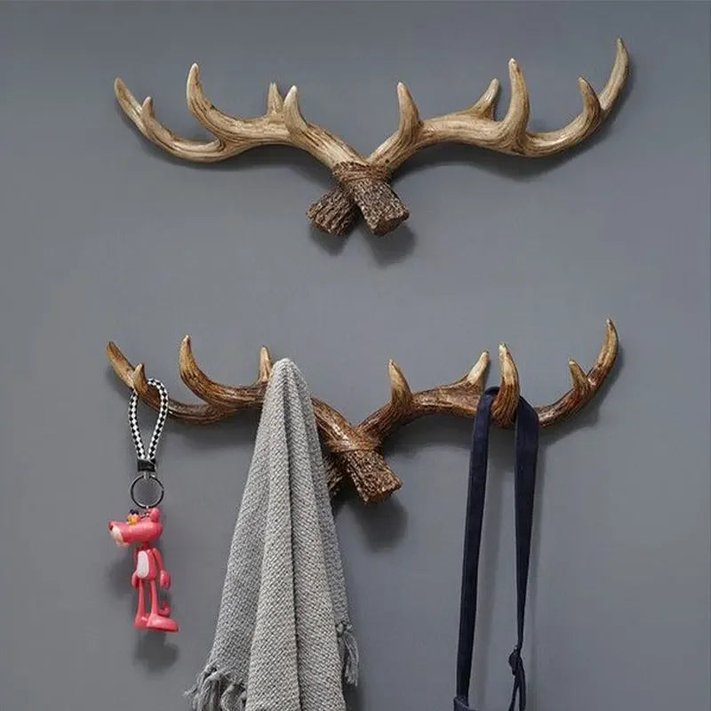 Hookler | Vintage Antler Kapstok - Retro Wandhaak voor Home Entree & Hal