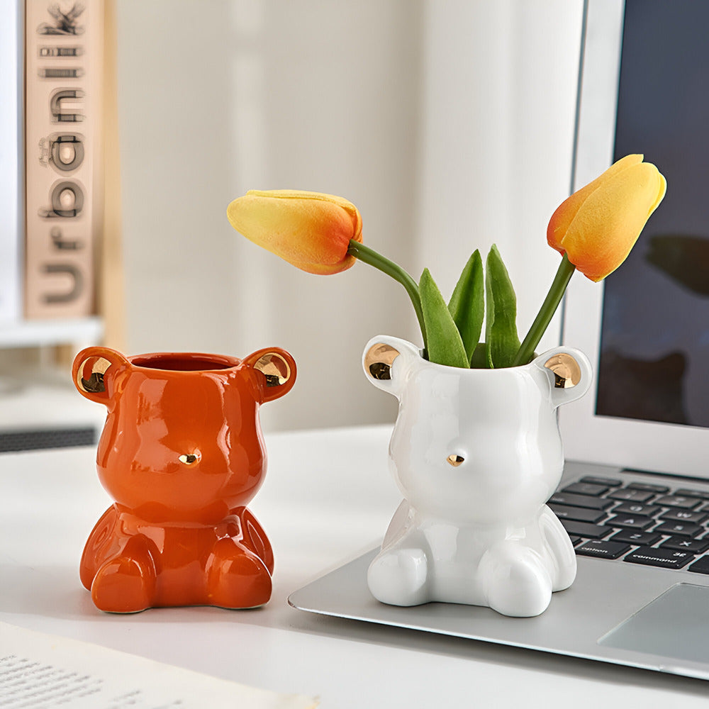 Polarcub | Scandinavian Beer Design Keramische Vaas – Mini Woondecoratie