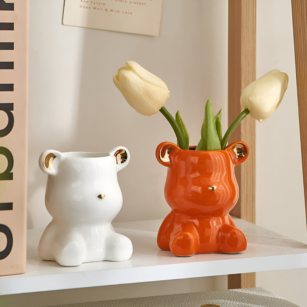 Polarcub | Scandinavian Beer Design Keramische Vaas – Mini Woondecoratie