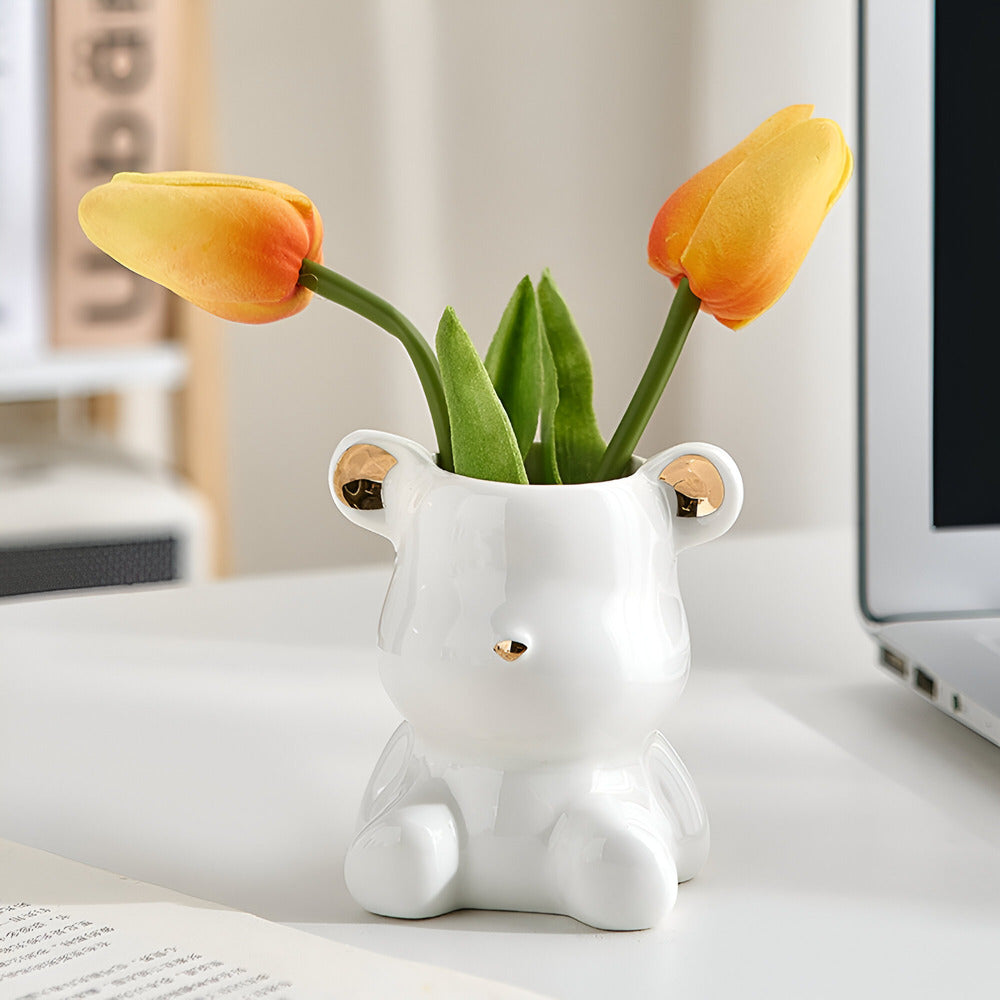 Polarcub | Scandinavian Beer Design Keramische Vaas – Mini Woondecoratie