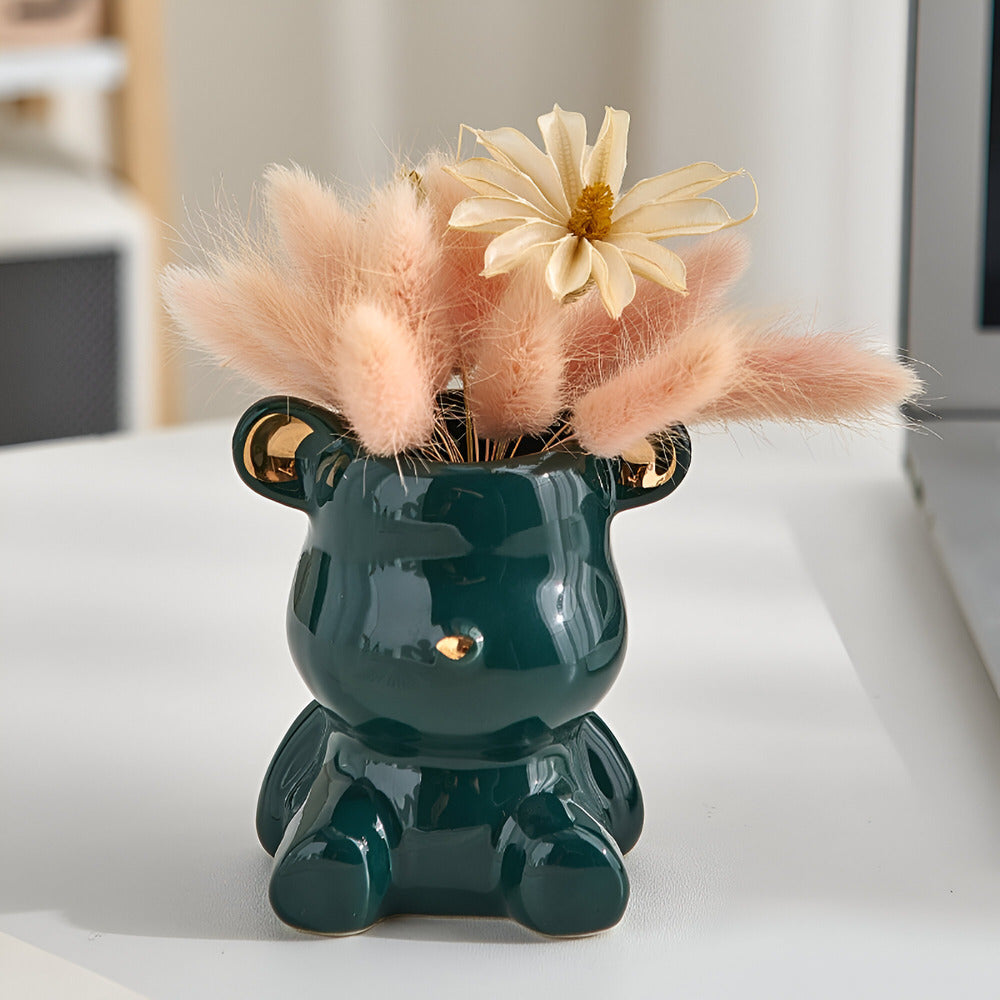 Polarcub | Scandinavian Beer Design Keramische Vaas – Mini Woondecoratie