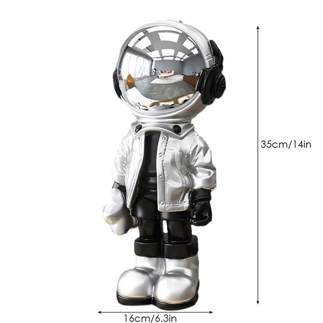Galaxar | Modern Astronautenbeeldje - Ruimte Ontdekkingsreiziger Beeldje, Eigentijds Bureaudecor