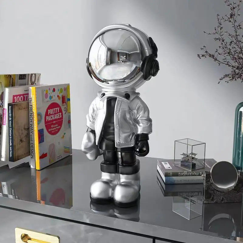 Galaxar | Modern Astronautenbeeldje - Ruimte Ontdekkingsreiziger Beeldje, Eigentijds Bureaudecor