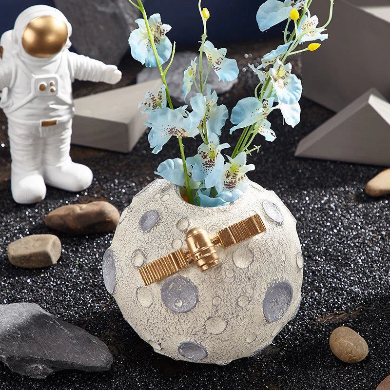 Galaxar | Modern Astronautenbeeldje - Ruimte Ontdekkingsreiziger Beeldje, Eigentijds Bureaudecor