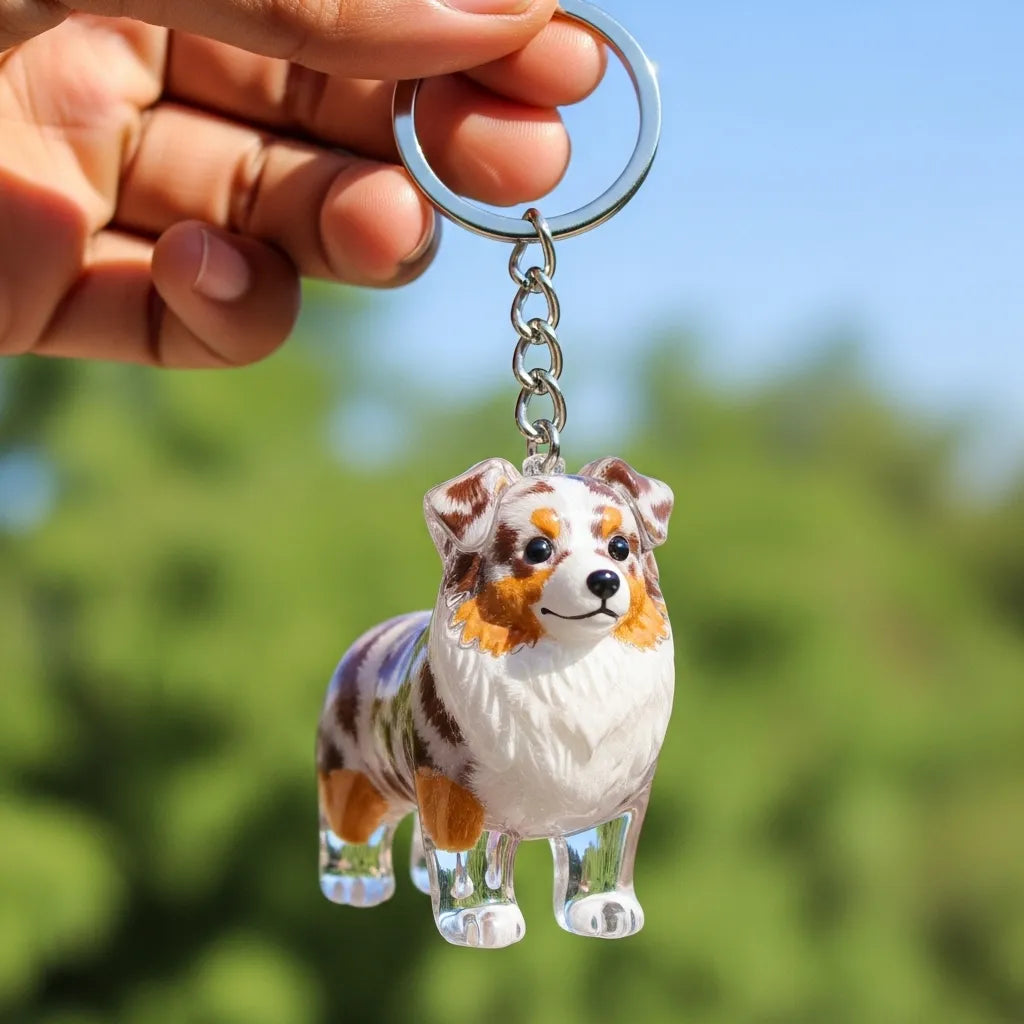 PawCharm | Hondvormige sleutelhanger als aandenken, gepersonaliseerd aandenken aan uw huisdier