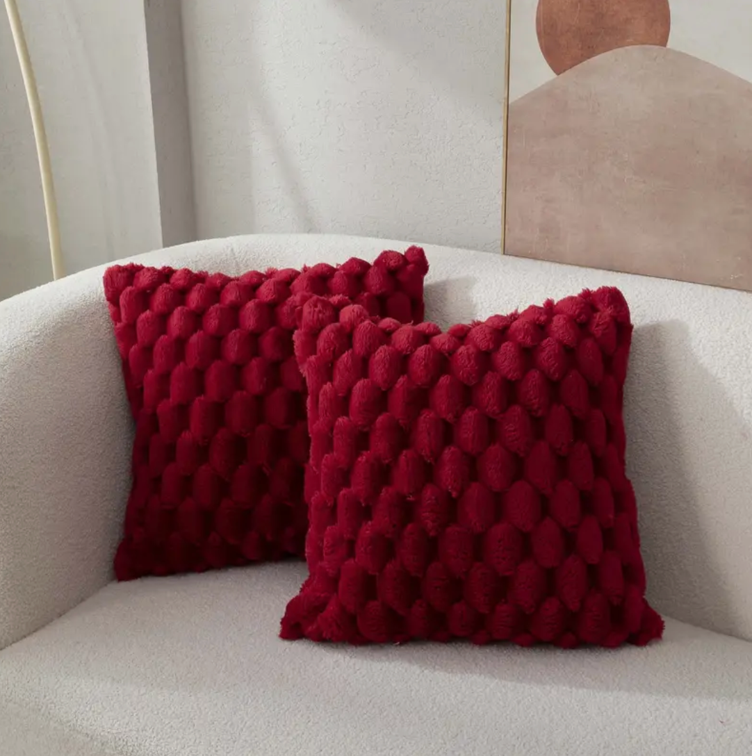CozyPuff | Ultra-zacht kussenhoes van imitatiebont - pluizige decoratieve kussenhoes voor bank en bed