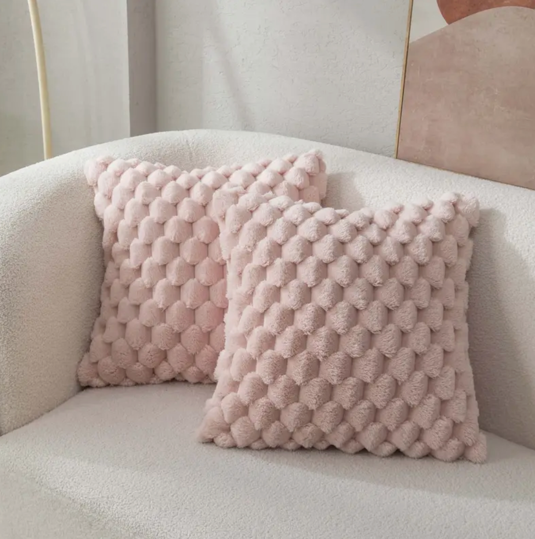 CozyPuff | Ultra-zacht kussenhoes van imitatiebont - pluizige decoratieve kussenhoes voor bank en bed