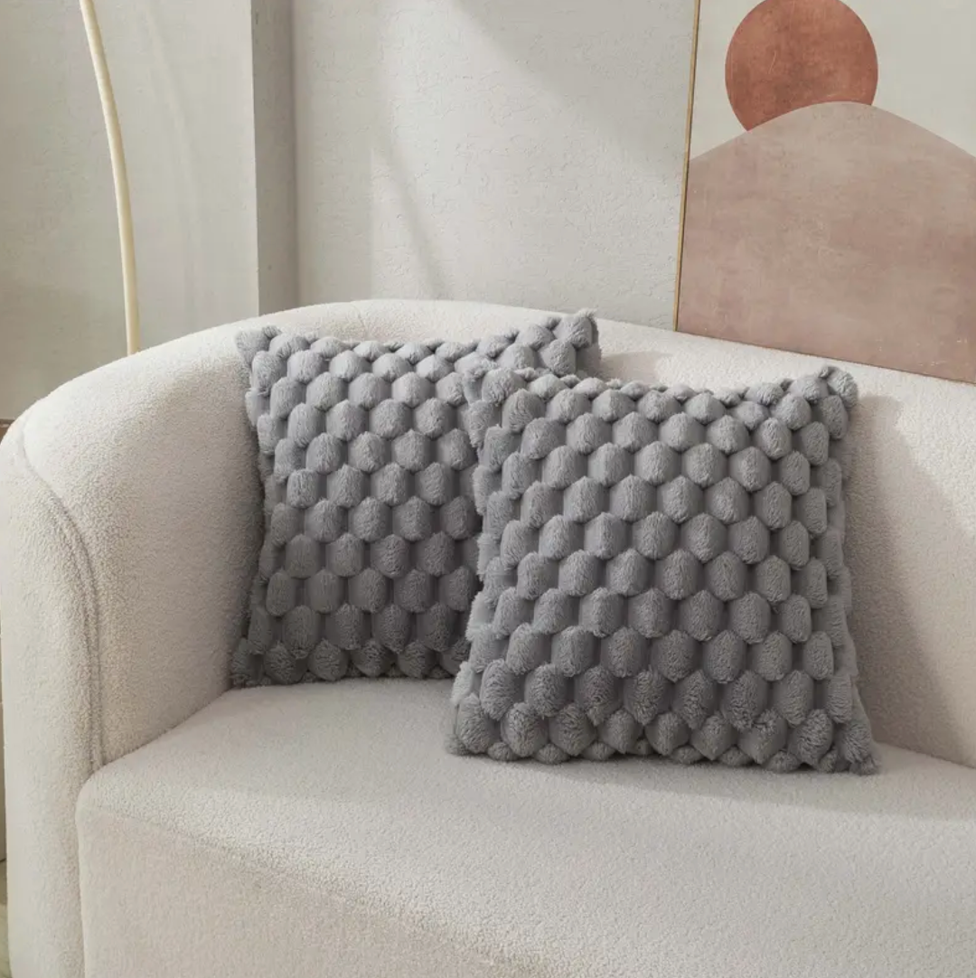 CozyPuff | Ultra-zacht kussenhoes van imitatiebont - pluizige decoratieve kussenhoes voor bank en bed