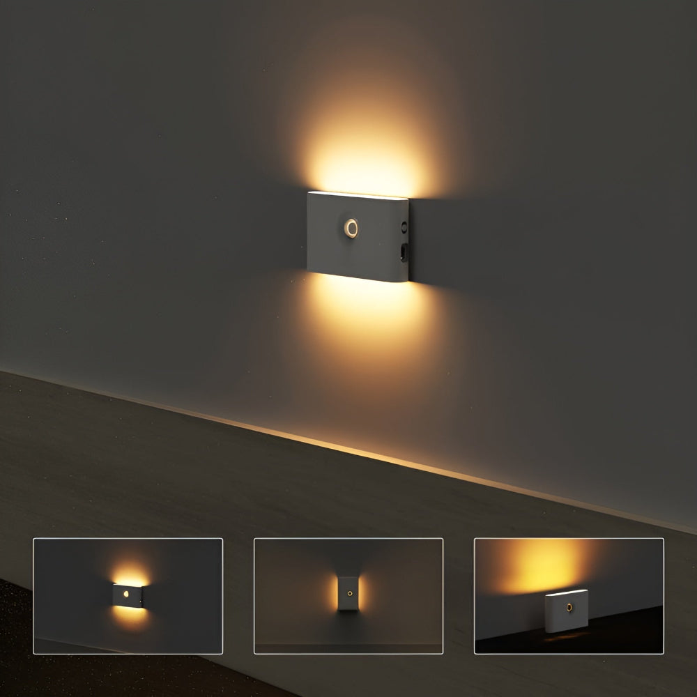 LiteSense | Slimme LED-wandlamp met bewegingssensor – Draadloos nachtlampje voor binnen en buiten