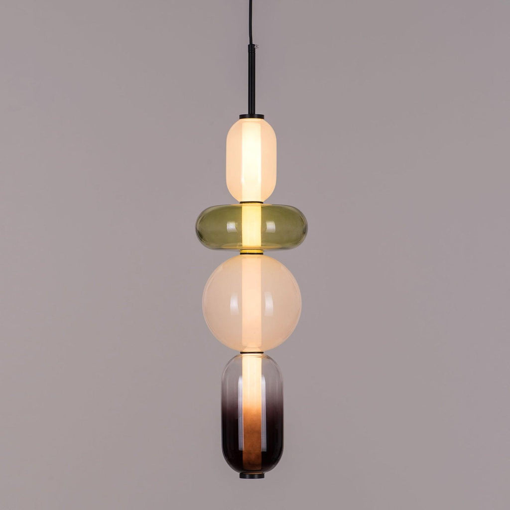 SugarGlare | Gekonfijte glazen hanglamp - Moderne hanglamp voor keuken, eetkamer en woonkamer