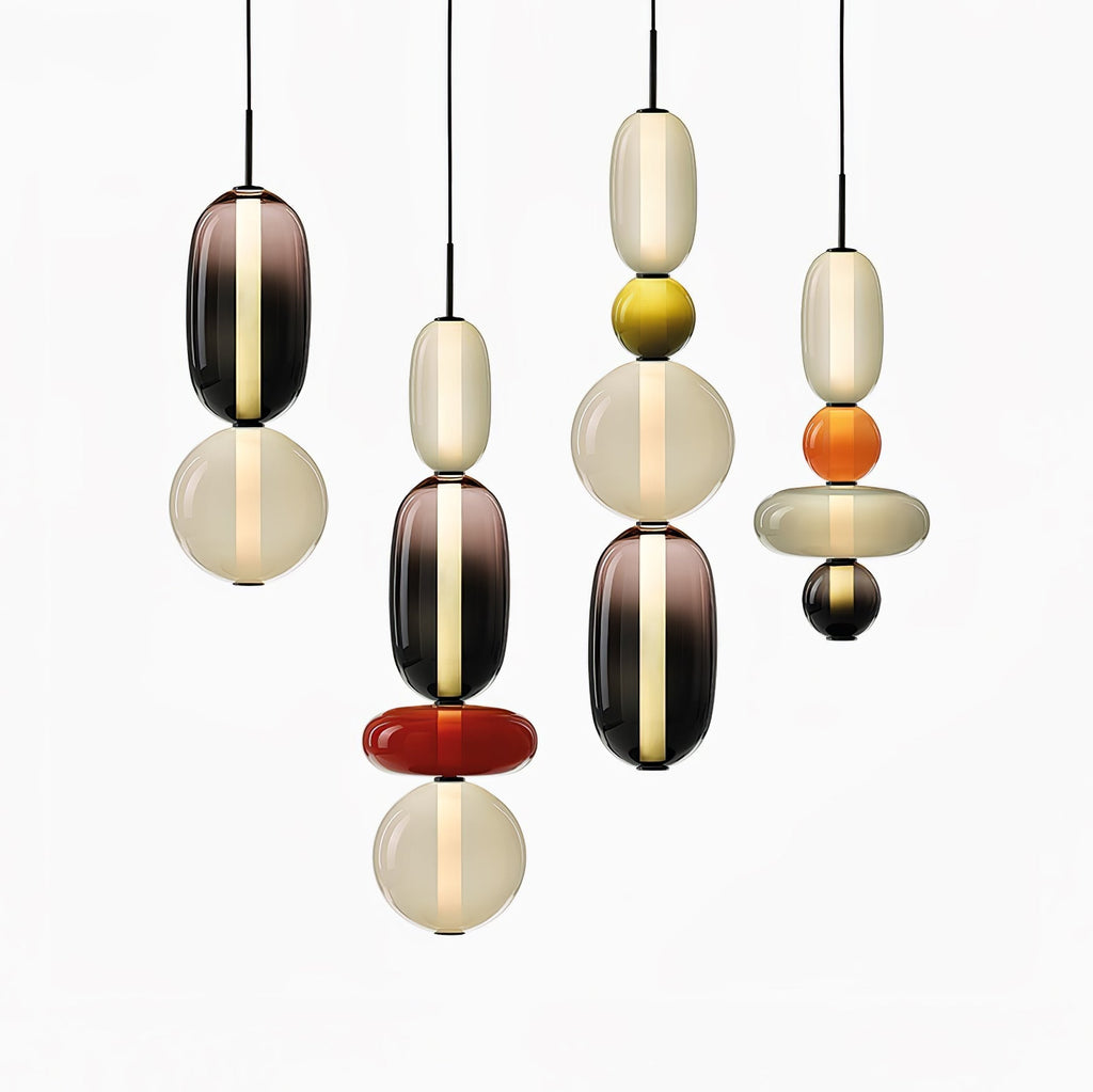 SugarGlare | Gekonfijte glazen hanglamp - Moderne hanglamp voor keuken, eetkamer en woonkamer