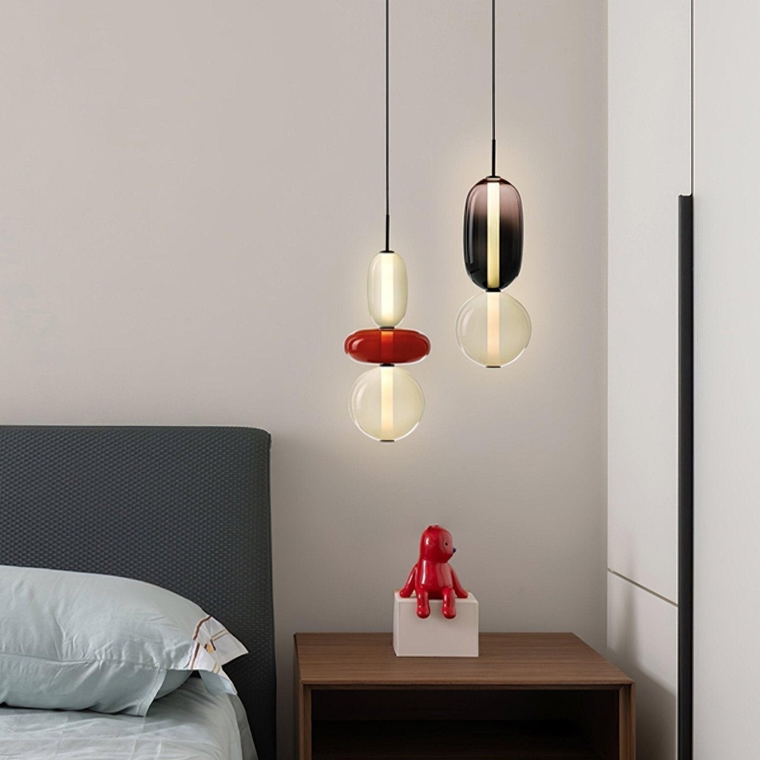 SugarGlare | Gekonfijte glazen hanglamp - Moderne hanglamp voor keuken, eetkamer en woonkamer