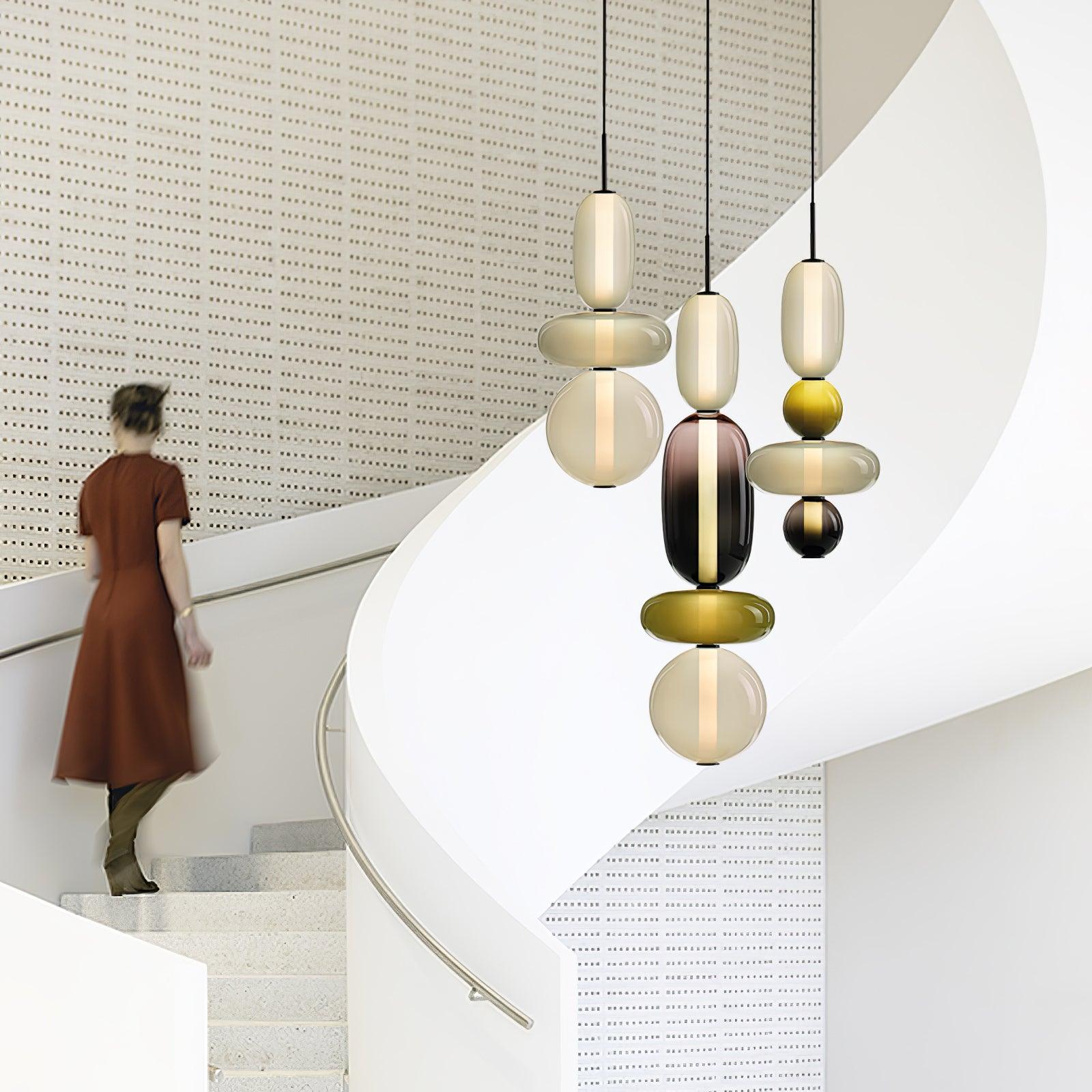 SugarGlare | Gekonfijte glazen hanglamp - Moderne hanglamp voor keuken, eetkamer en woonkamer
