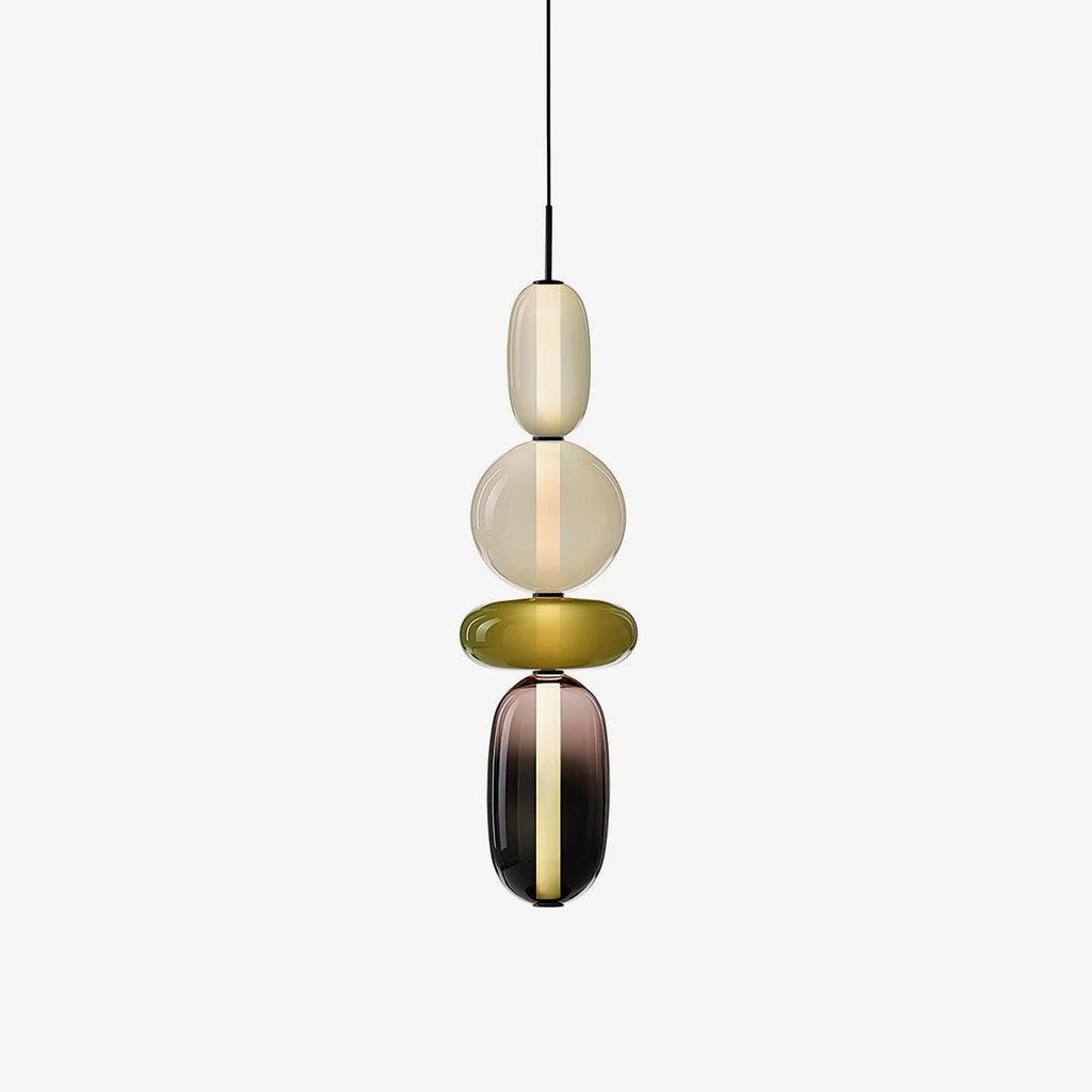 SugarGlare | Gekonfijte glazen hanglamp - Moderne hanglamp voor keuken, eetkamer en woonkamer