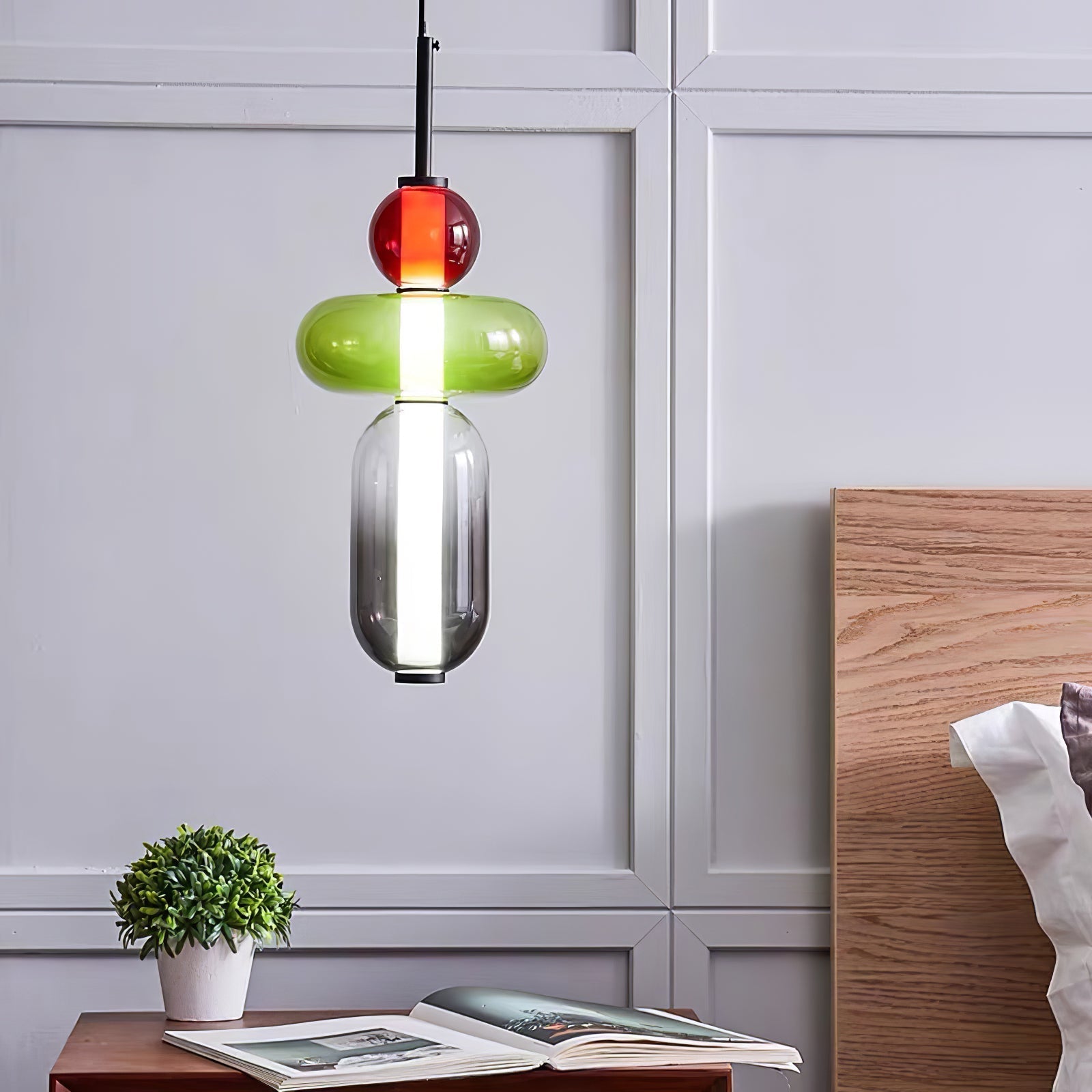 SugarGlare | Gekonfijte glazen hanglamp - Moderne hanglamp voor keuken, eetkamer en woonkamer