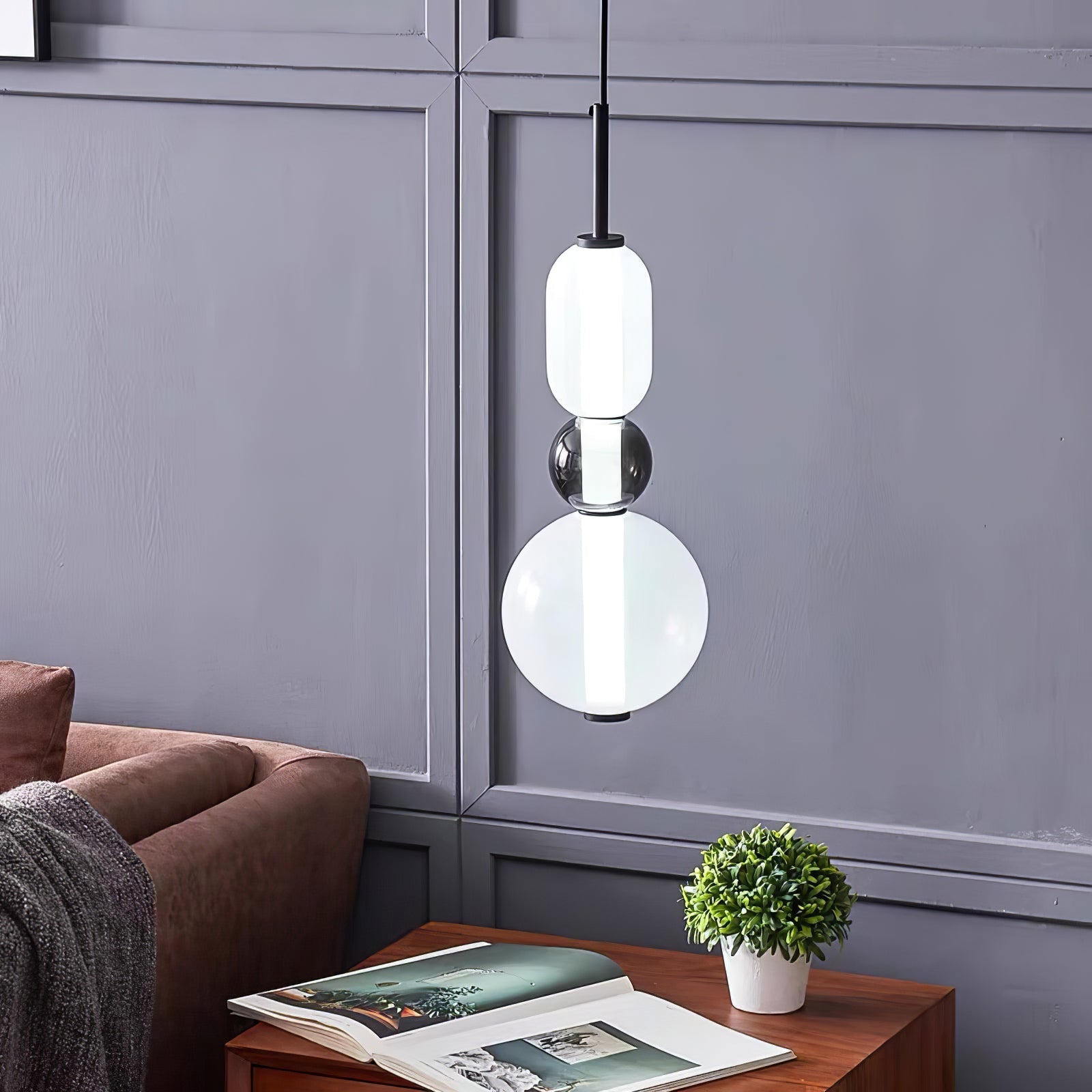 SugarGlare | Gekonfijte glazen hanglamp - Moderne hanglamp voor keuken, eetkamer en woonkamer