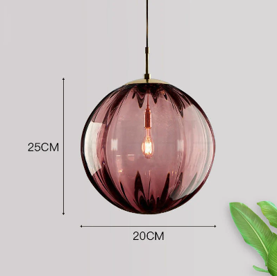 LuxeSphere | Retro luxe gegolfde globe hanglamp