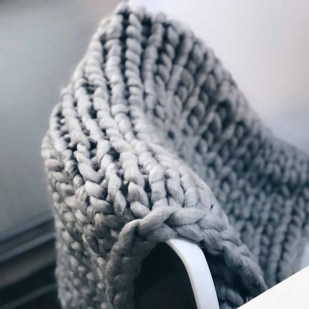 SnugKnit | Comfortabele dikke gebreid deken