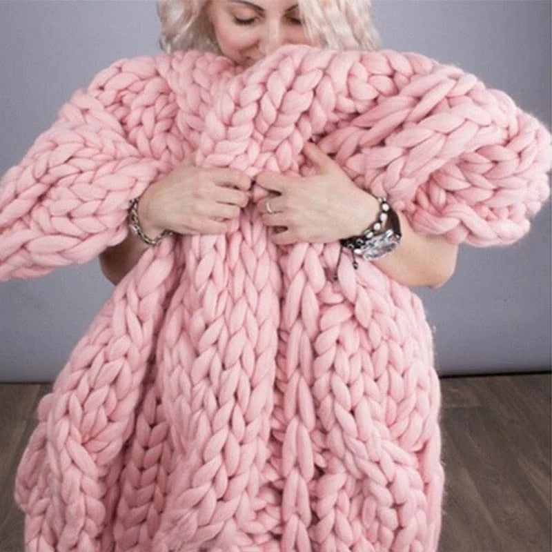 SnugKnit | Comfortabele dikke gebreid deken