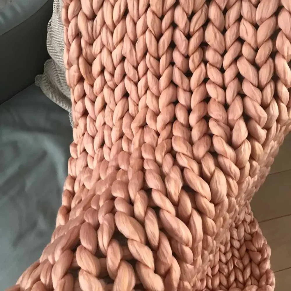 SnugKnit | Comfortabele dikke gebreid deken