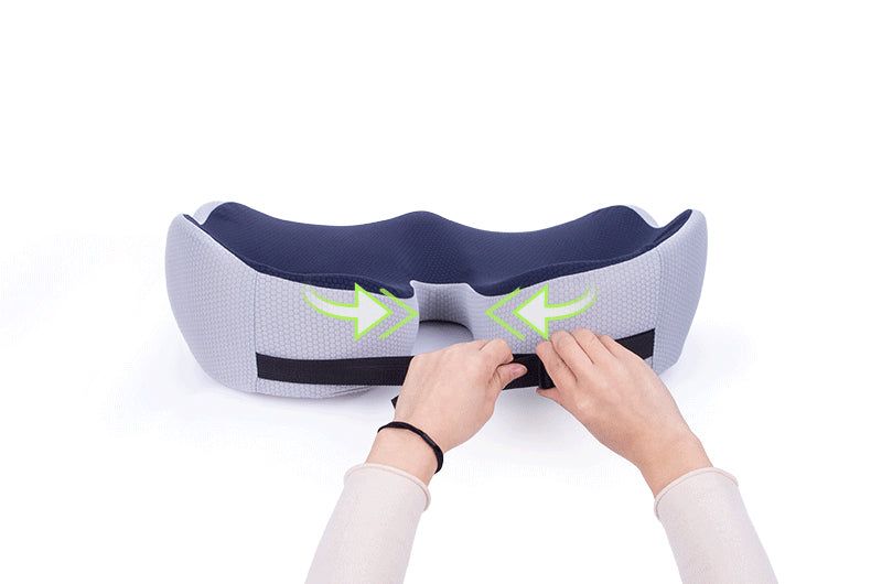 CushAlign | Verstelbaar Ergonomisch Zitkussen - Geheugenschuim, Houdingsondersteuning, Pijnverlichting