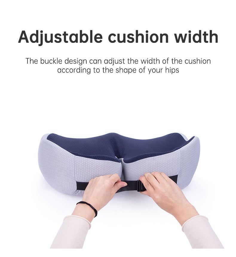 CushAlign | Verstelbaar Ergonomisch Zitkussen - Geheugenschuim, Houdingsondersteuning, Pijnverlichting