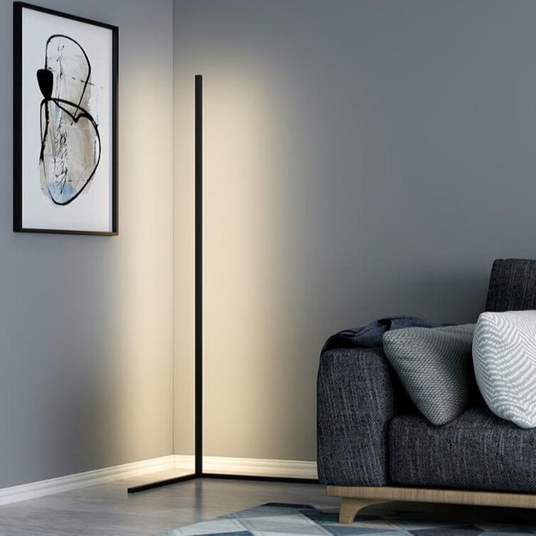 Radia | Moderne Hoek Vloerlamp, LED Verlichting voor Woonkamer & Slaapkamer, Stijlvol Huisdecor