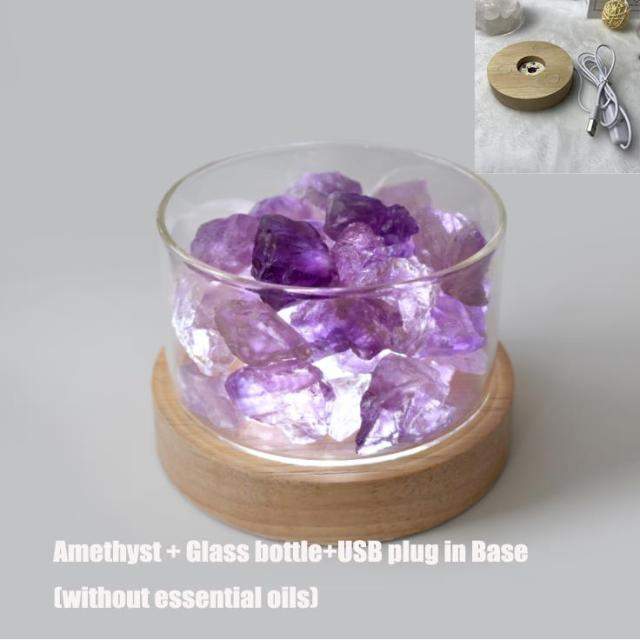 SereniStone | Kristalsteen Etherische Olie Diffuser - Aromatherapie Diffuser met Ontwerp van Natuursteen