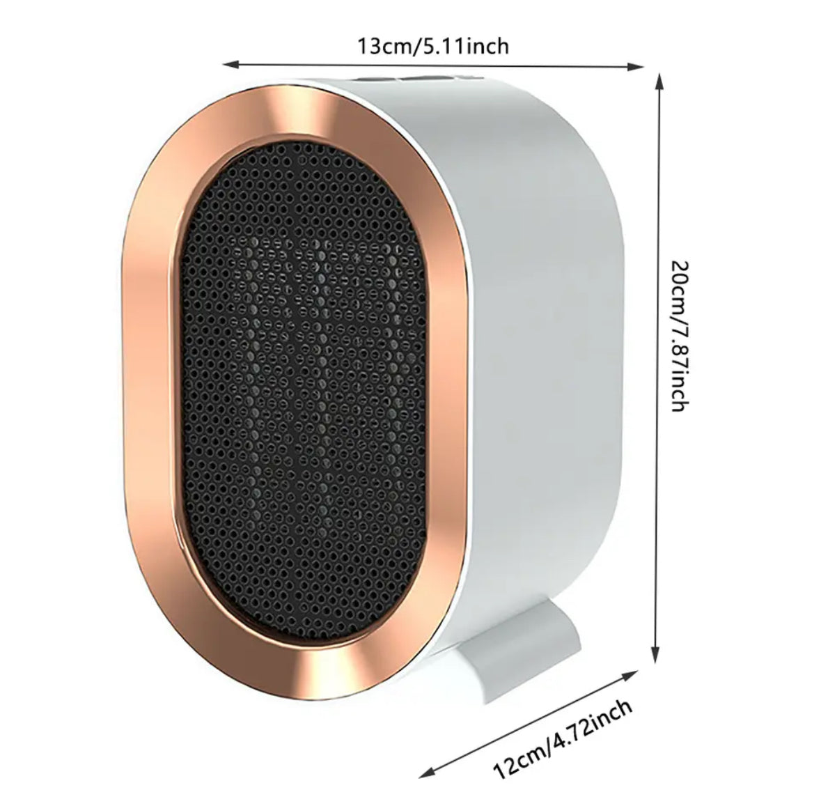ThermoGo | Draagbare elektrische verwarming met efficiënt warmtebeheer en instelbare thermostaat