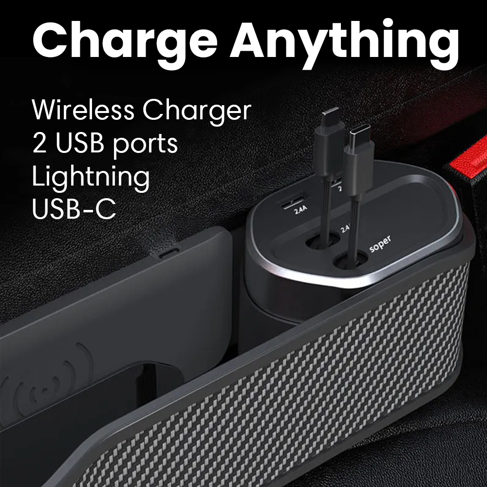 GapLock | Slimme autostoelvuller – Nooit meer gevallen voorwerpen