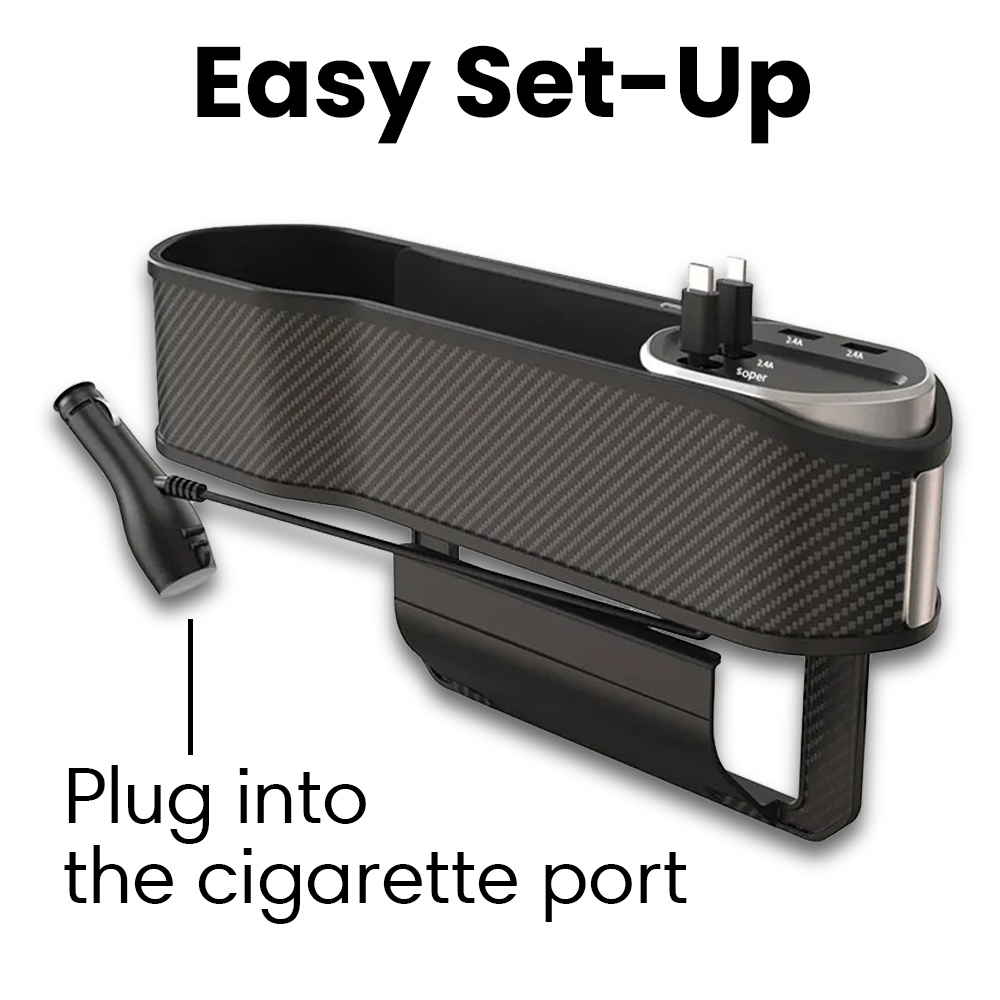 GapLock | Slimme autostoelvuller – Nooit meer gevallen voorwerpen