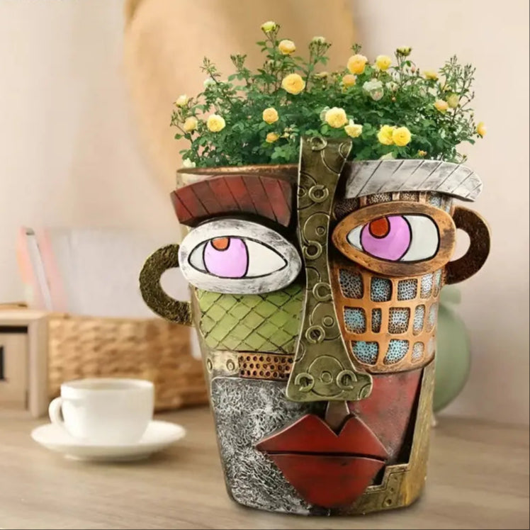 CharmaPot | Abstract Karakter Bloembak - Moderne Designer Bloempot